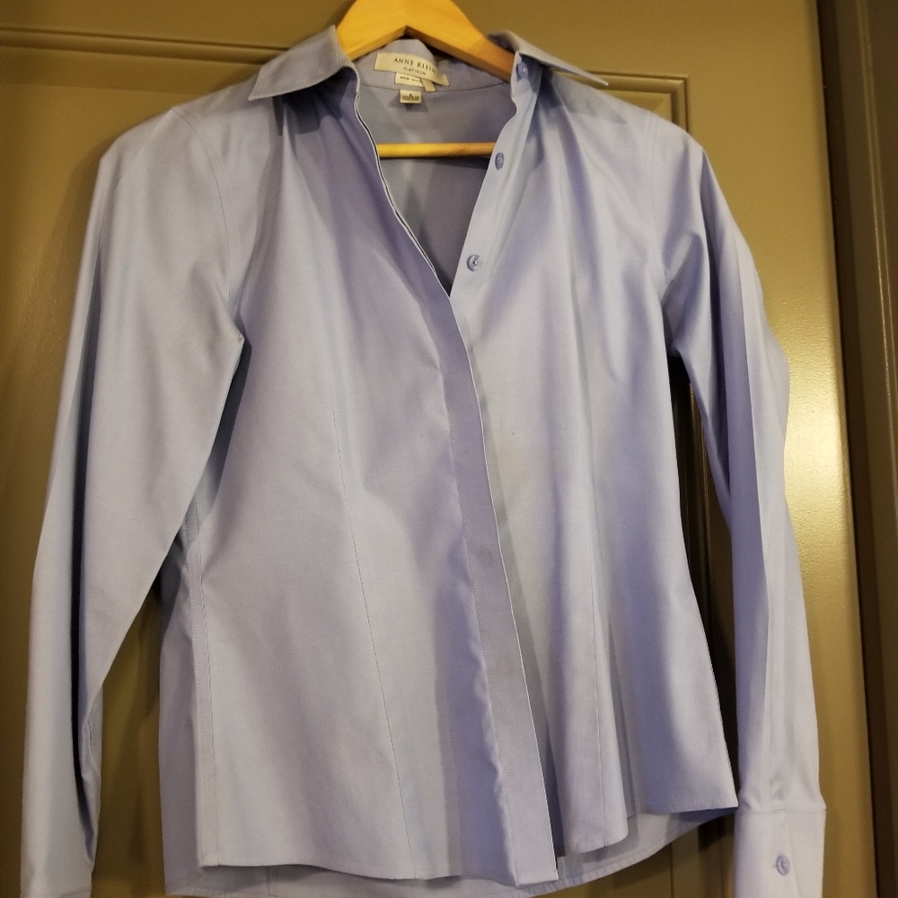 Baby blue button down